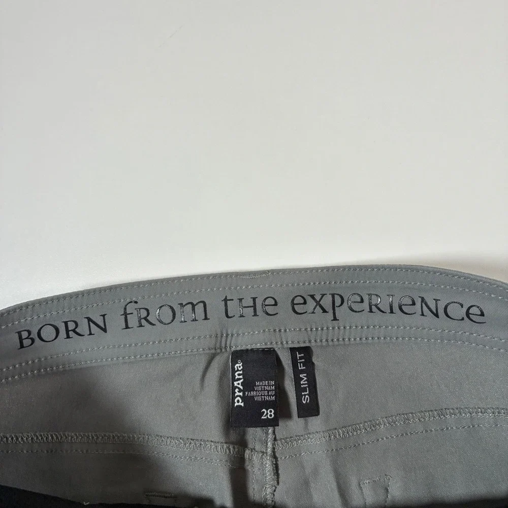 LOT OF 4 Prana Pants 28x32 Gray Blue Slim Fit Hiking Zion Performance Stretch - Picture 9 of 16